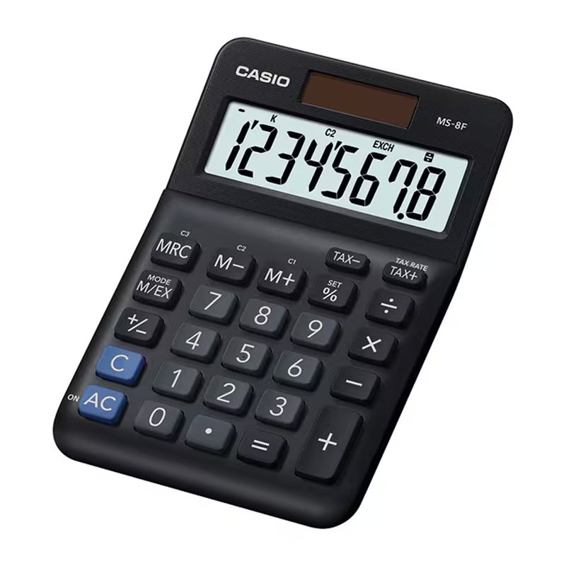 Calculadora de Secretária MS-8F C/8 DÍGITOS