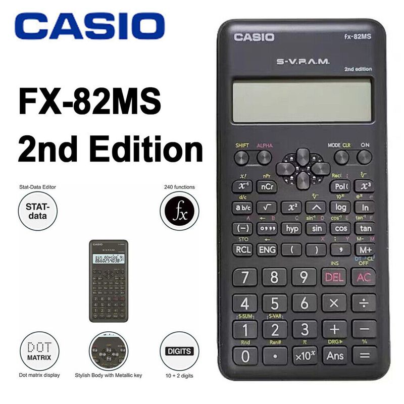 Calculadoras Científica CASIO fx-82 MS