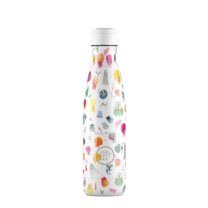 Garrafa Térmica Cool Bottles Crazy Skulls