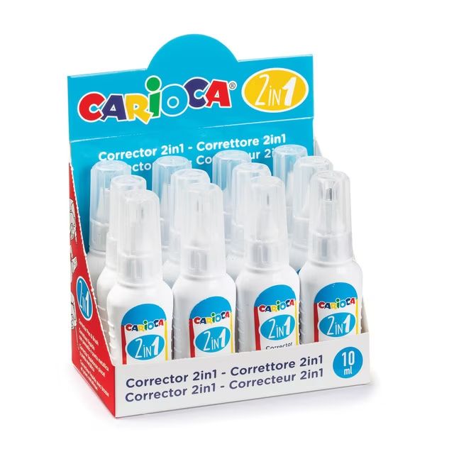 Corretor 2 in 1 Carioca 10ml