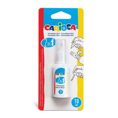 Corretor 2 in 1 Carioca 10ml