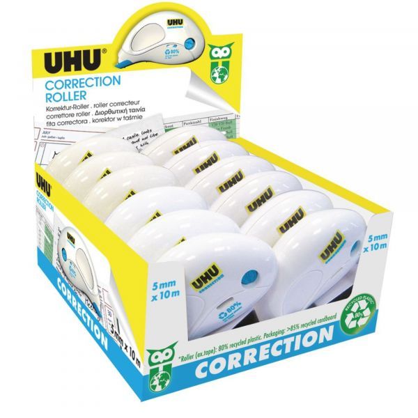 Corretor Fita UHU 100% Reciclável