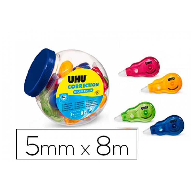 Corretor Fita UHU Micro Roller 8mx5mm