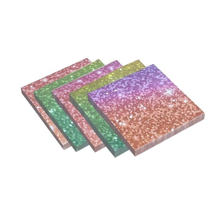 Cubo Notas Aderentes Pontus 706 Glitter 74x74mm.