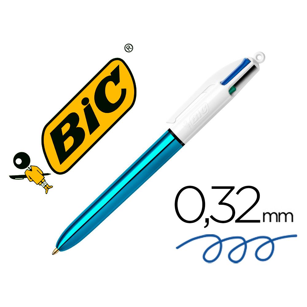 Esferográfica BIC 4 Cores Shine