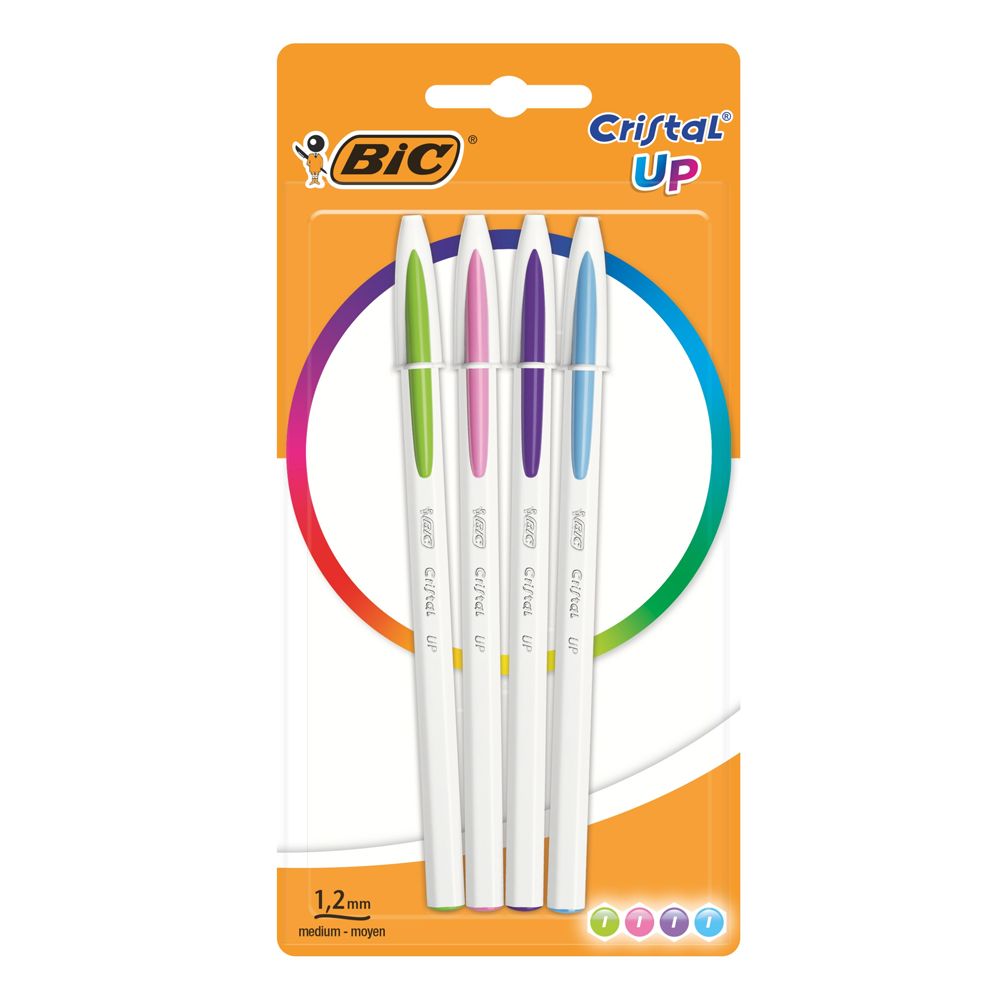 Esferográfica BIC Cristal UP Blister 4un