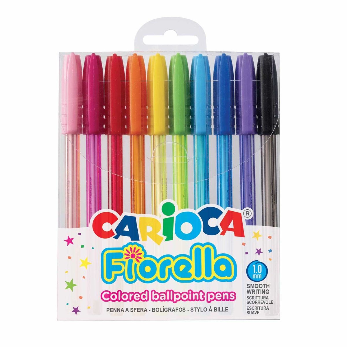Esferógráfica Carioca Fiorella Blister 10un