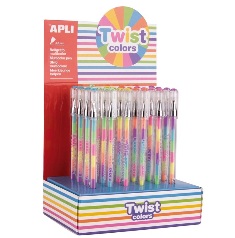 Esferográfica Gel Apli Twist