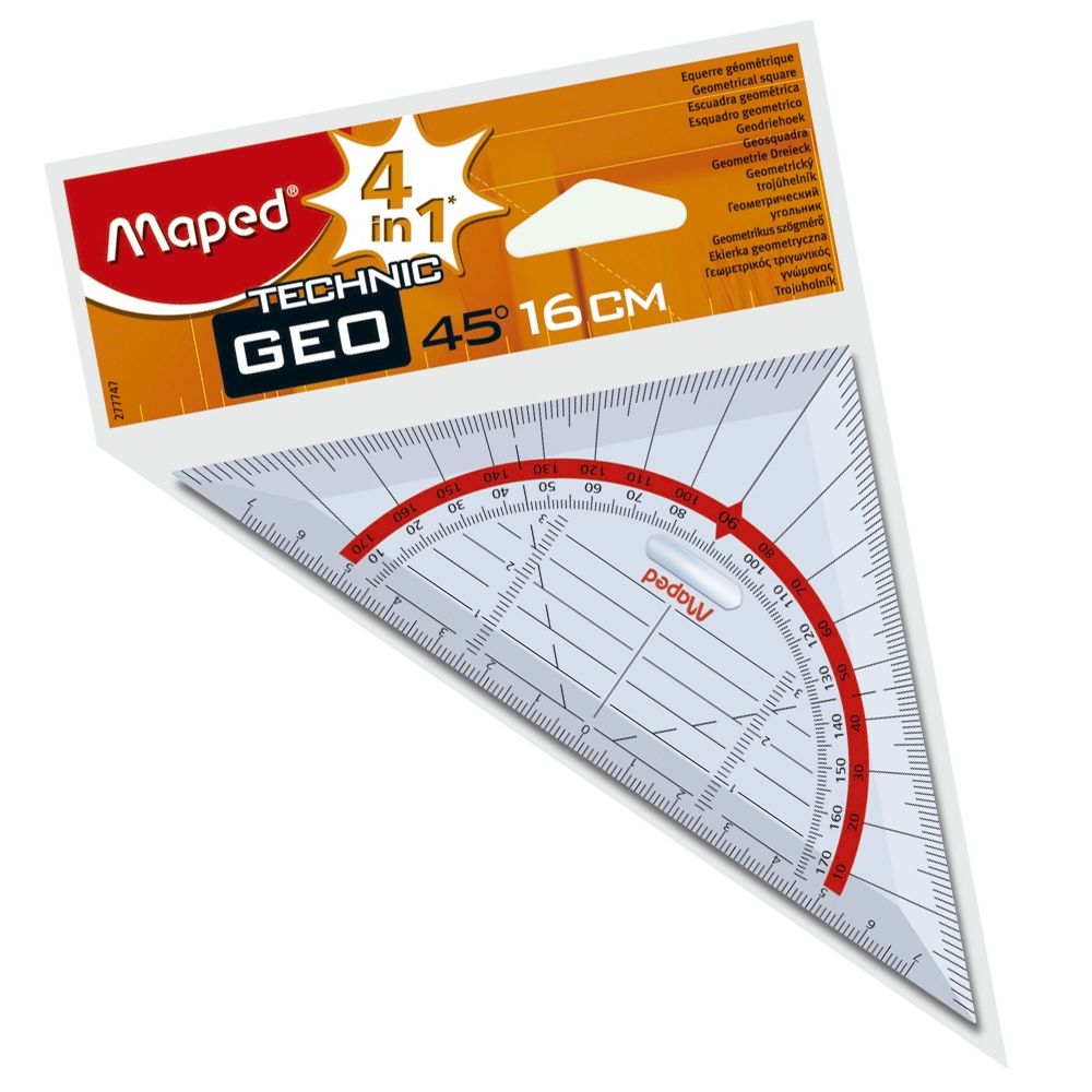 Esquadro Aristo Maped Technic 16cm.