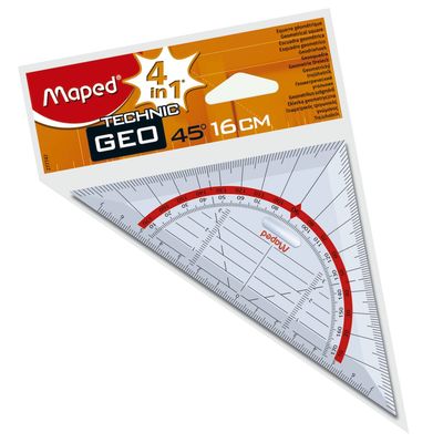 Esquadro Aristo Maped Technic 16cm.