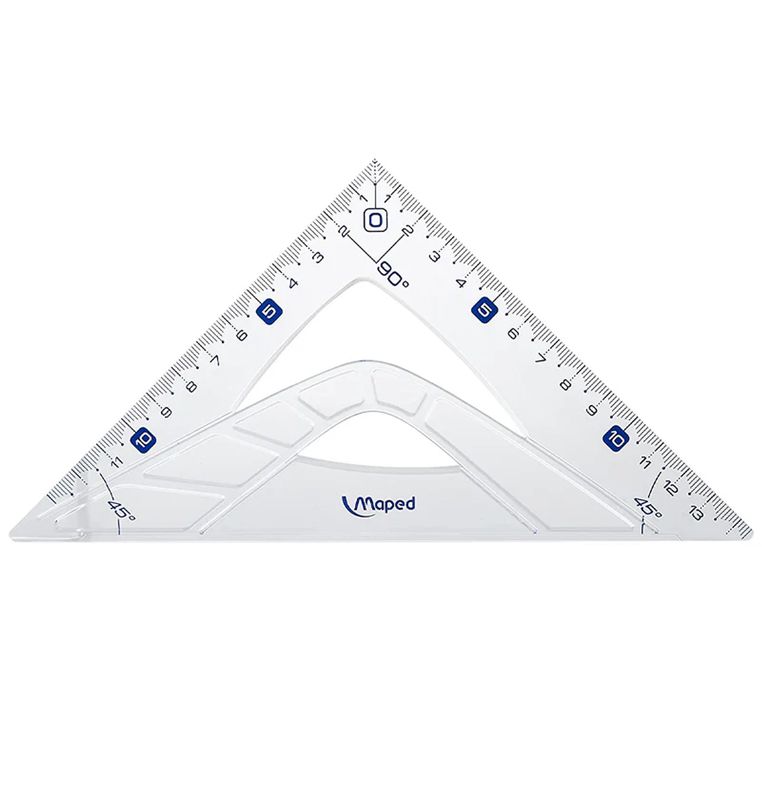 Esquadro Maped Graphic 45º-21cm