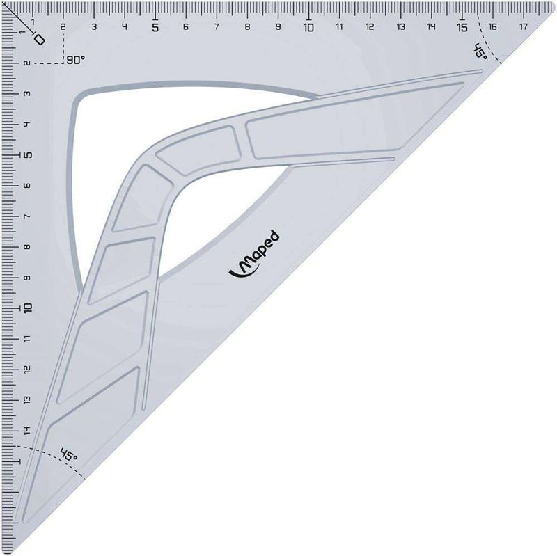 Esquadro Maped Graphic 45º-26cm