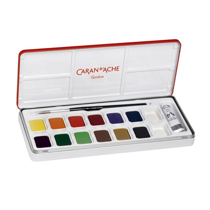 Tinta Guache Caran D'Ache School line c/13 cores