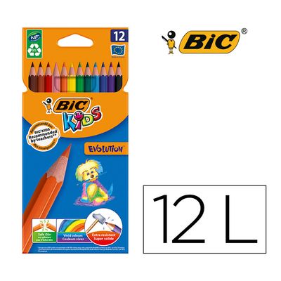 Lápis Cor Bic 12