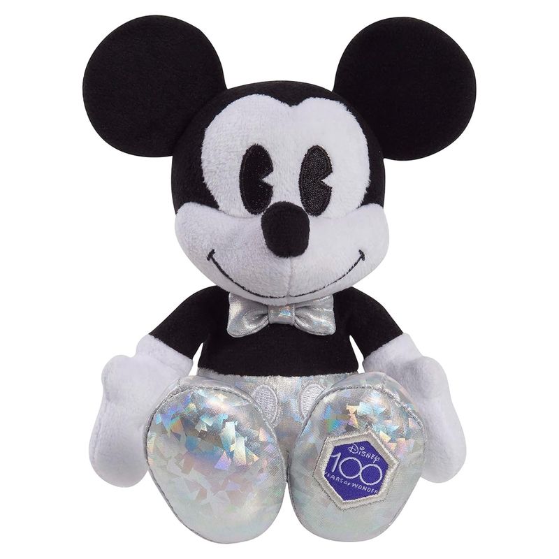 Peluche Mickey 100 Anos Disney 30cm.