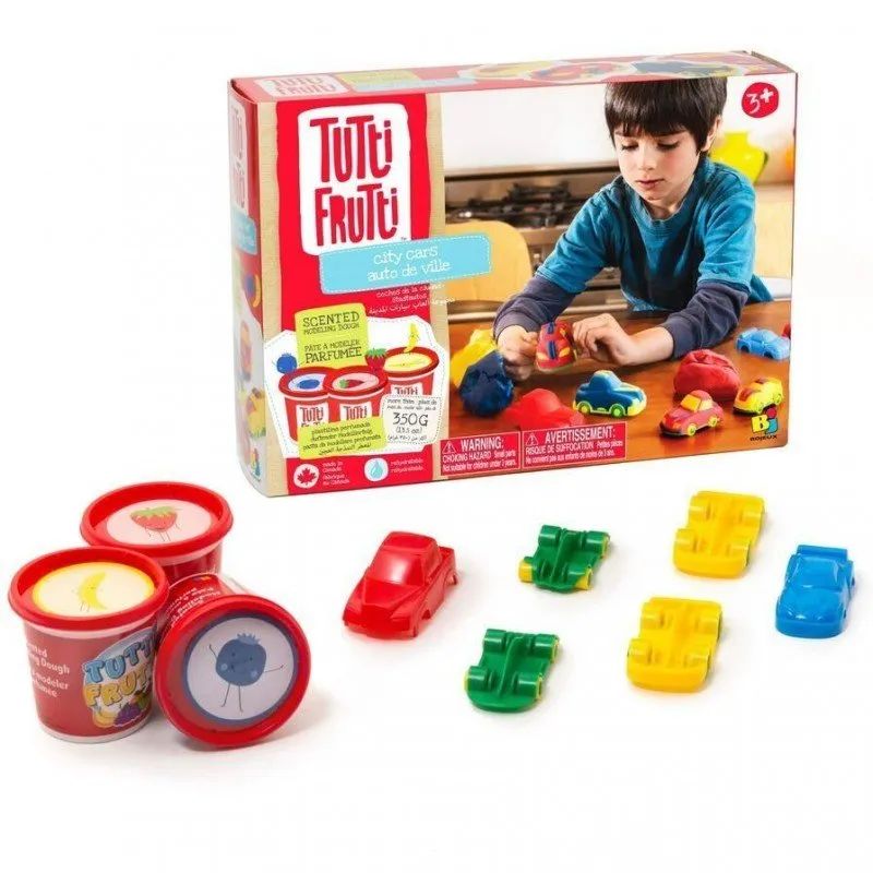 Plasticina Tutti Frutti Carros da Cidade