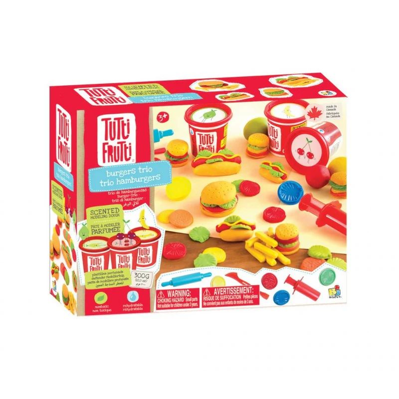Plasticina Tutti Frutti Trio Hambúrgueres