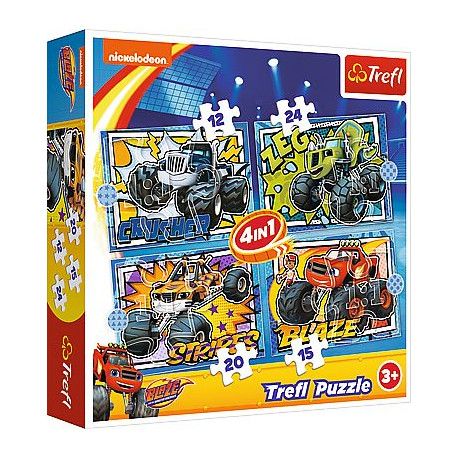 Puzzle 4 em 1 Blaze