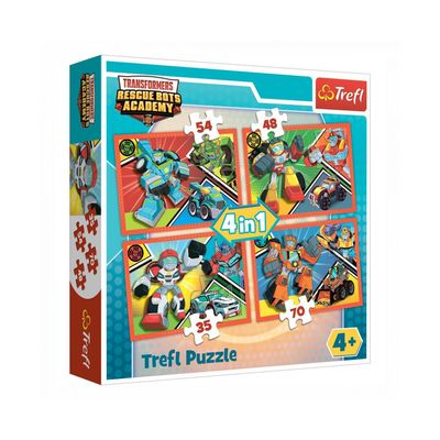 Puzzle 4 em 1 Transformers