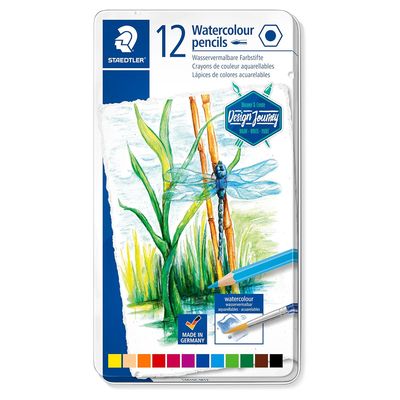 Lápis Cor Staedtler Aguarela Metalica 12