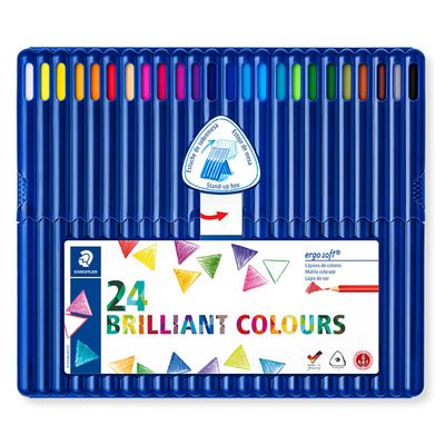 Lápis Cor Staedtler Ergosoft 24