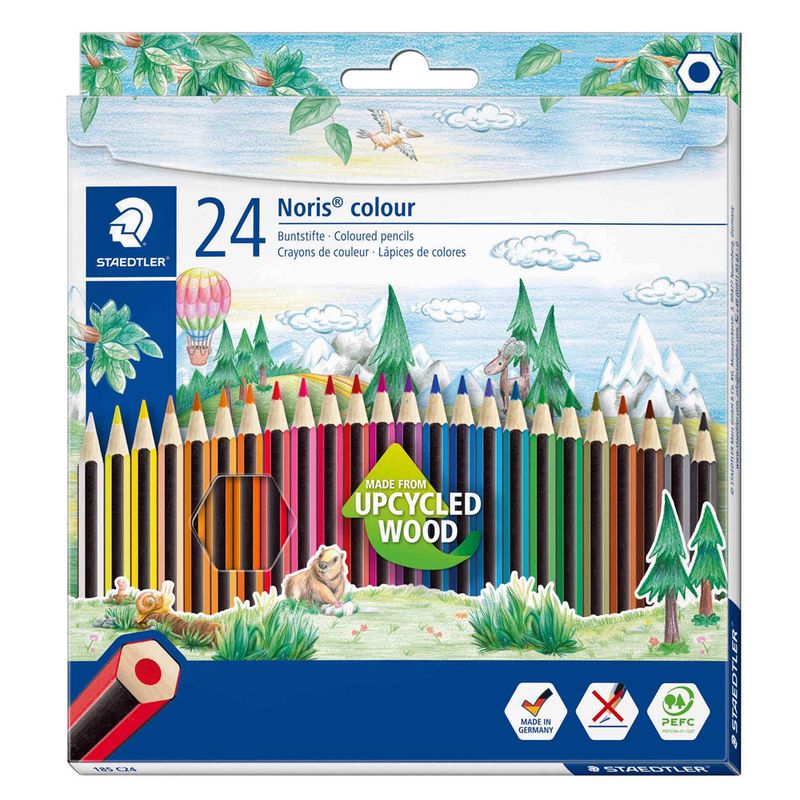 Lápis Cor Staedtler Noris Colour 24