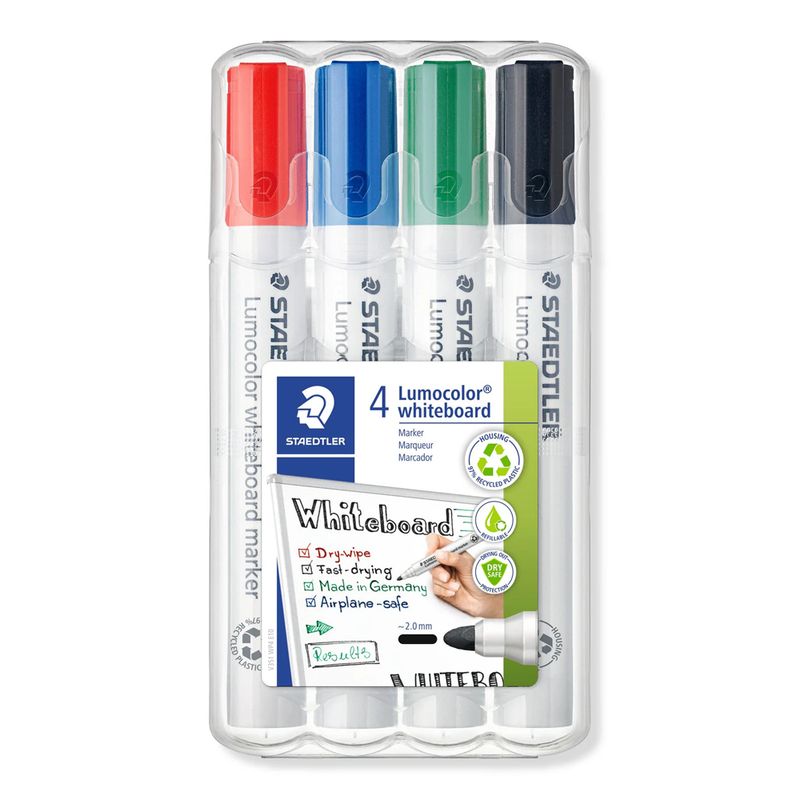 Marcadores Staedtler Lumocolor Quadro Branco 4