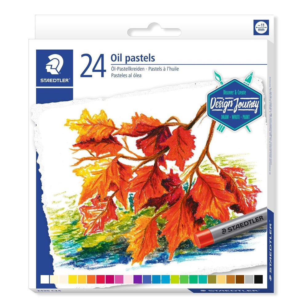 Pastel Óleo Staedtler Karat 2420 24 cores