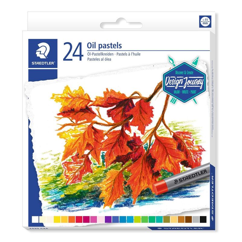 Pastel Óleo Staedtler Karat 2420 24 cores