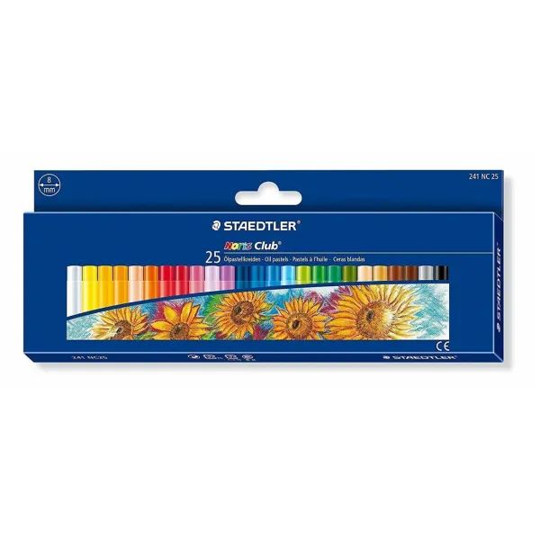 Pastel Óleo Staedtler Noris Club 25 cores