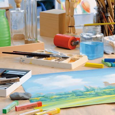 Pastel Seco Staedtler 2430 12 cores