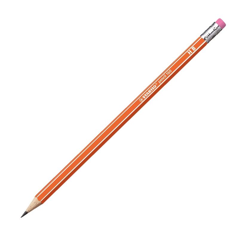Lápis Stabilo c/Borracha HB