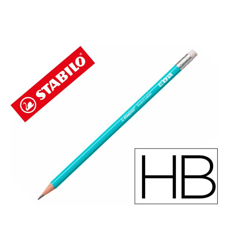 Lápis Stabilo c/Borracha HB