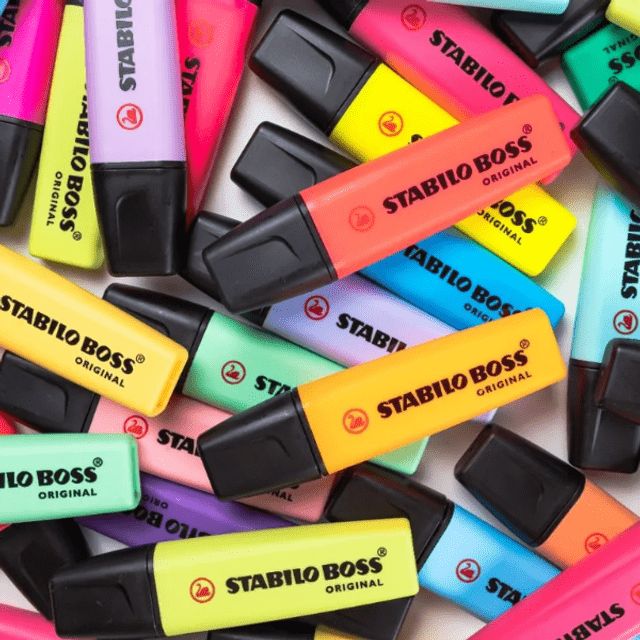 Sublinhador Stabilo Boss - Fluo