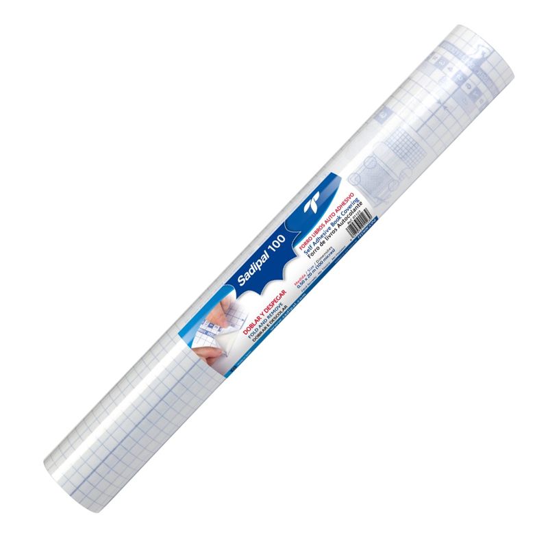 Rolo Sadipal Autoc. 100Mic 0.50X20M Transparente