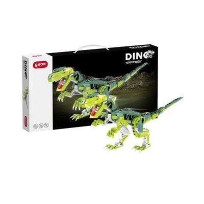 Giros Encaixes Dino Velociraptor