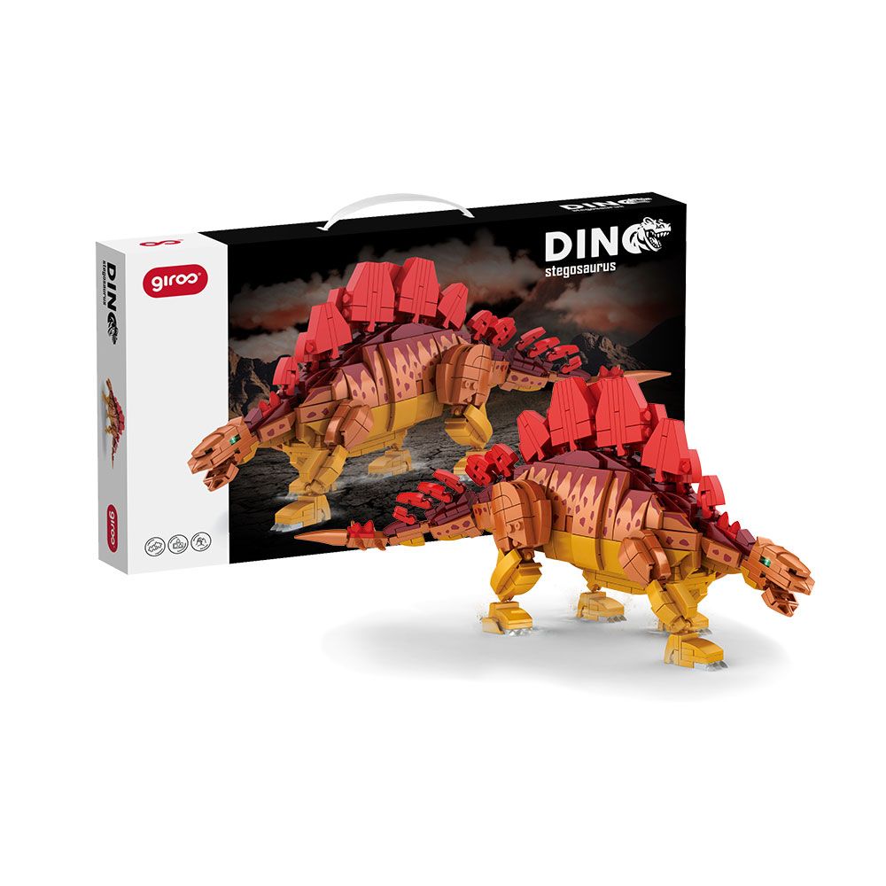 Giros Encaixes Dino Stegosaurus