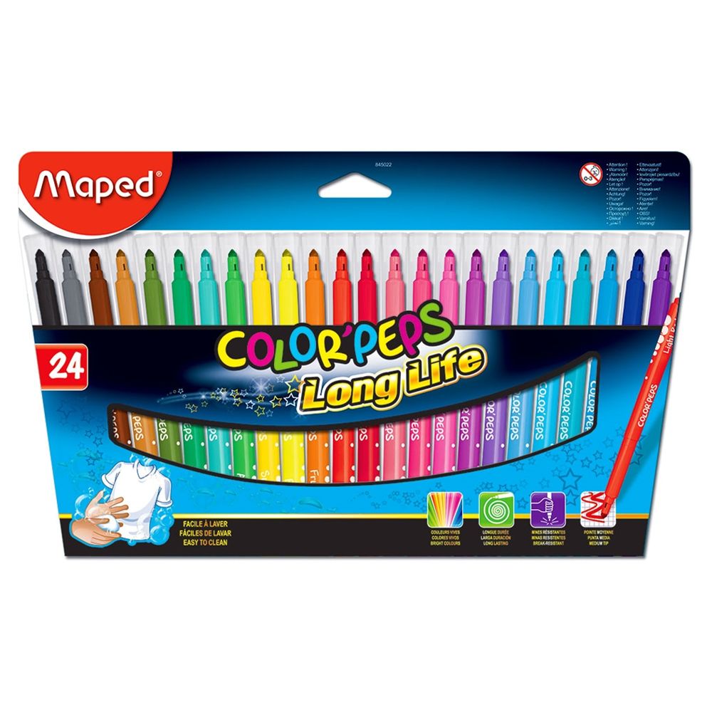 Marcador Maped Color Peps 24