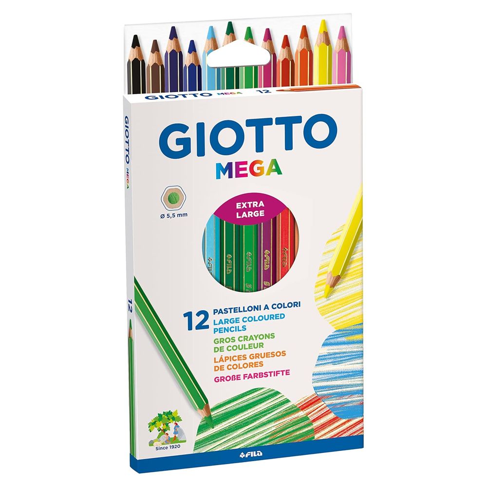 Lápis Cor Giotto Mega 12
