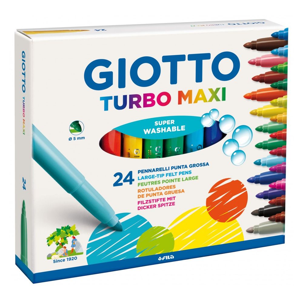 Marcador Giotto Turbo Maxi 24