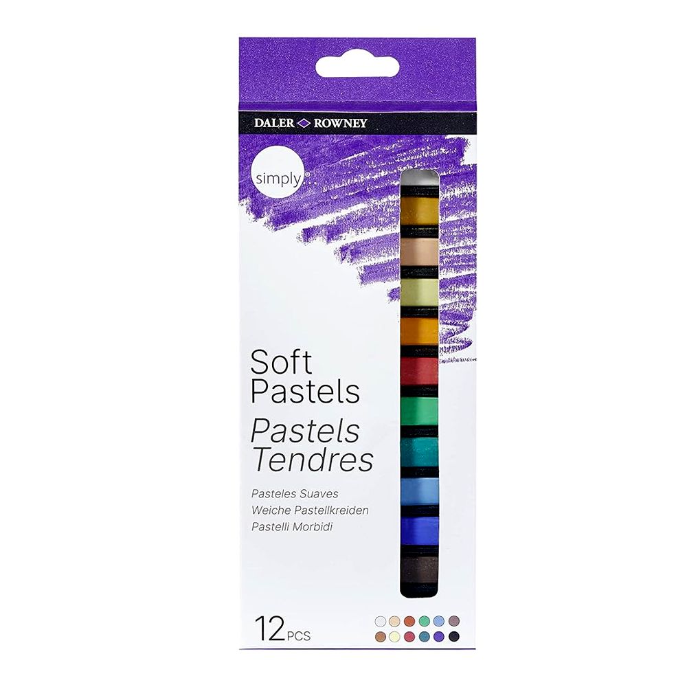 Pastel Seco Daler Rowney Simply 12 cores