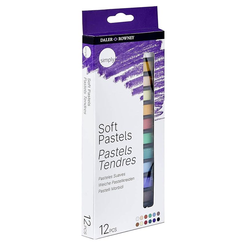 Pastel Seco Daler Rowney Simply 12 cores