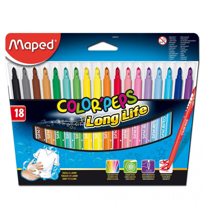Marcador Maped Color Peps 18