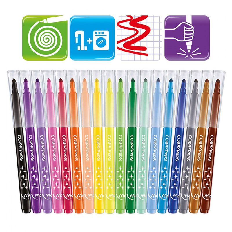 Marcador Maped Color Peps 18