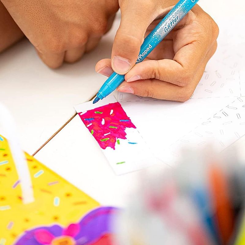 Marcador Maped Color Peps Glitter 10