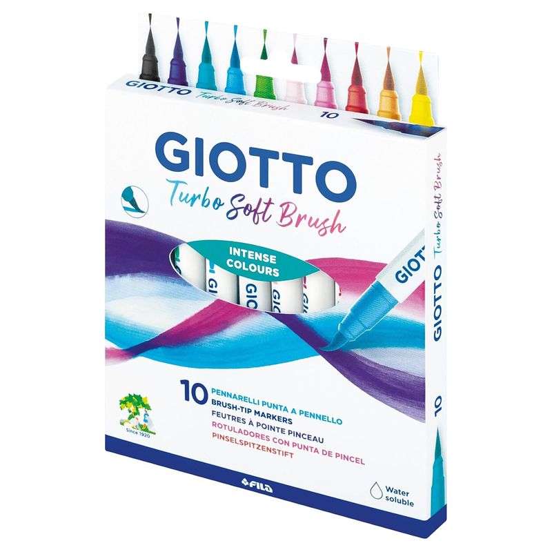 Marcadores Giotto Turbo Soft Brush 10