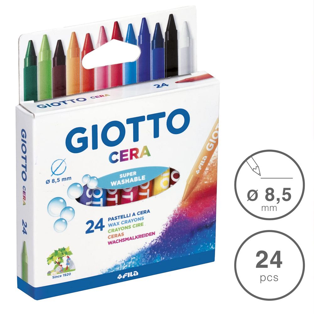 Lápis Cera Giotto 24