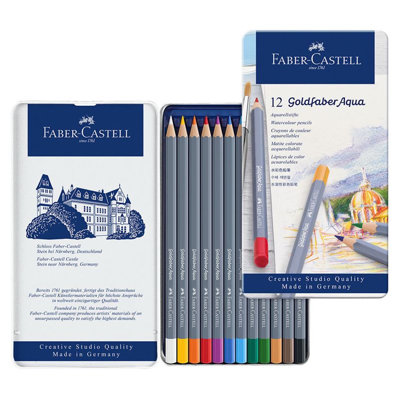 Lápis Cor Faber-Castell Aguarela 12