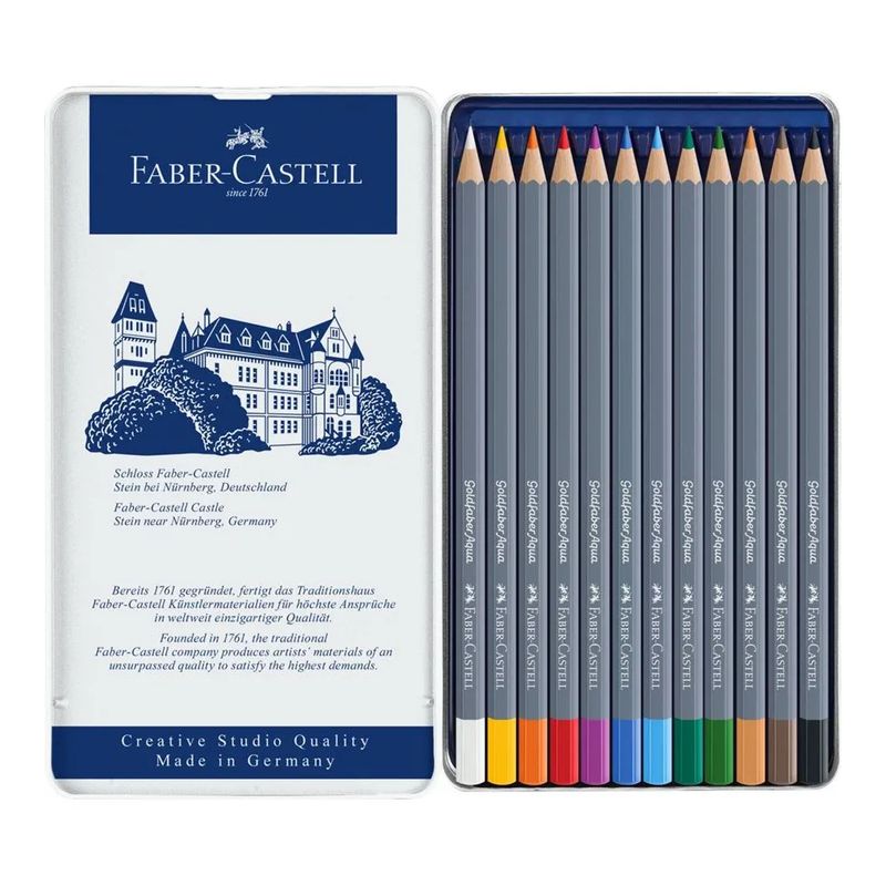 Lápis Cor Faber-Castell Aguarela 12