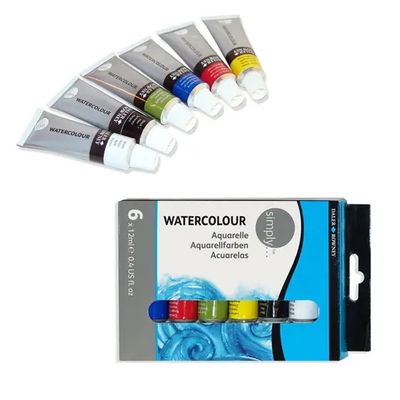 Tinta Aguarela Daler Rowney c/6 cores 12ml